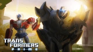 Transformers Prime  The Origin Story of Optimus Prime amp Megatron  Transformers Official [upl. by Suivatco747]