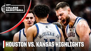 Houston Cougars vs Kansas Jayhawks  Full Game Highlights  ESPN College Basketball [upl. by Supat]