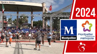 Finale LACROIX vs HATCHADOURIAN  International triplette à pétanque Montpellier 3M 2024 [upl. by Tobias137]