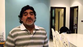 Diego Maradona message to Elias Figueroa [upl. by Anilosi]