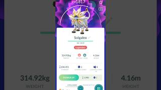 I evolved Cosmeon into Solgaleo like pokemonmobilegame subscribe trendingshorts evolution 🧬 [upl. by Atiek]