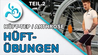 Hüftschmerzen Hüftarthrose  HüftTEP behandeln Teil 2  Kabelzug [upl. by Chelsy]