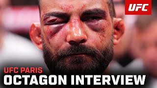 Benoit SaintDenis Octagon Interview  UFC Paris [upl. by Elatia]