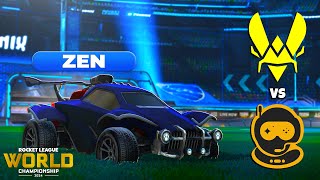 ZEN POV  Vitality vs Spacestation Gaming  SWISS ROUND 3  RLCS World Championship 2024 [upl. by Javler]