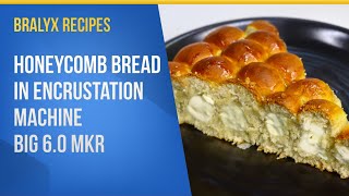 HONEYCOMB BREAD  Forming and Encrusting Machine Big 60 MKR  BRALYX [upl. by Aryek434]