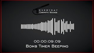 Bomb Countdown Beep  HQ Sound Effect [upl. by Doykos]