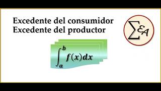 Excedente del consumidor Excedente del productor [upl. by Necyrb121]