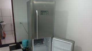 GELADEIRA ELECTROLUX INVERTER NÃO CONGELA NEM RESFRIA CONSERTAR FREEZER FAZER FUNCIONAR MOTOR GÁS [upl. by Daile619]