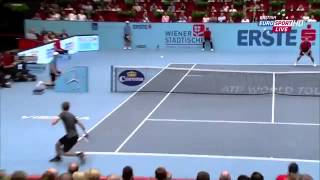 Andy Murray vs Viktor Troicki Vienna 2014 SF Highlights [upl. by Hselin820]