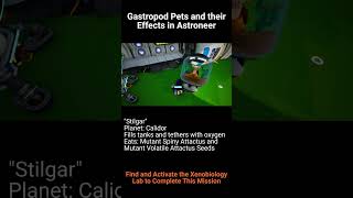 Gastropods and their Effects in Astroneer [upl. by Louisette]