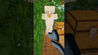 Easy treehouse minecraft minecrafttutorial minecraftbuilding [upl. by Orlene498]