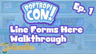 ★ Poptropica Poptropicon Ep 1  Line Forms Here  Walkthrough ★ [upl. by Amalle]