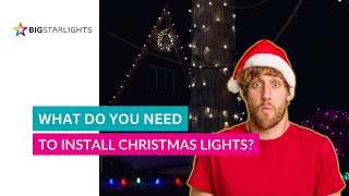 What Tools Do You Need To Install Christmas Lights like a PRO [upl. by Lisk]