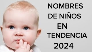 Tendencias de nombres de niños para el 2024 [upl. by Ayama]