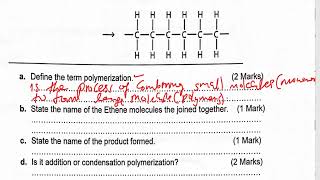 CHEMISTR YEXAM 2022 PART 3 Somaliland Exam 2022 [upl. by Trixi]