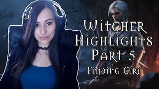 Witcher Highlights Part 5  Finding Ciri and falling downa lot [upl. by Regina]