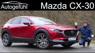 Mazda CX30 FULL REVIEW new SkyactivX AWD and automatic  Autogefühl [upl. by Adelaja]