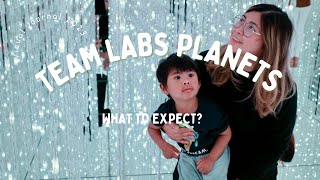 Team Lab Planets Tokyo  What to expect inside visiting with kids [upl. by Rahsab]