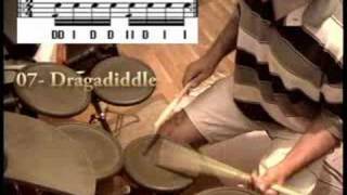 Clases de bateria Rudimentosejercicio de drag7 [upl. by Bayard933]