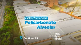 Cobertura com Policarbonato Alveolar [upl. by Nylirret]