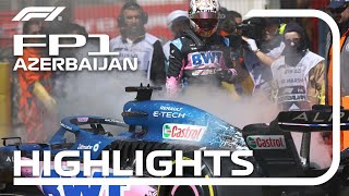 FP1 Highlights  2023 Azerbaijan Grand Prix [upl. by Avot]