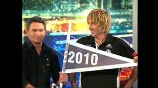 Collingwood 2010 pennant unfurled on Before the Game [upl. by Bret]