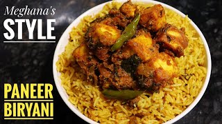 Meghana Style Paneer Biryani  Meghanas Food  Paneer Biryani Recipe  Paneer Biryani Biryani Recipe [upl. by Amity623]