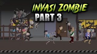 Invasi Zombie  Episode 3  Animasi Horor Kartun Lucu  WargaNet Life [upl. by Gereld695]