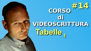 Maggiolina  Corso di Videoscrittura  14 Tabelle 1p [upl. by Aytac681]