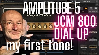 Amplitube 5 MAX DIALING UP my FIRST TONE  Review [upl. by Enilesoj]