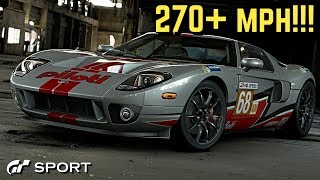 GT SPORT  270 MPH Ford GT Setup [upl. by Suivatal591]