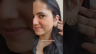 Luxora Evil Eye Earrings demifinejewelry 18kgoldplated zirconjewelry evileyestuds qarinahjewels [upl. by Areem]