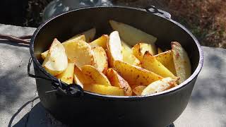 Dutch Oven Roasted Potatoes [upl. by Ielhsa]