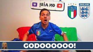 LIVE REACTION RIGORI DI ITALIAINGHILTERRA SPACCO LA PERONI [upl. by Enyluqcaj]