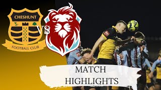 Match Highlights Cheshunt VS Hastings United 23 [upl. by Nica]