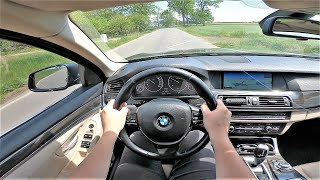 BMW 520D F10 20d 184HP 2010 POV Test Drive amp Acceleration 0100  4K 128 [upl. by Warde433]