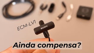 Microfone Lapela Sony ECM LAV1 Ainda é o Melhor [upl. by Atiekal]