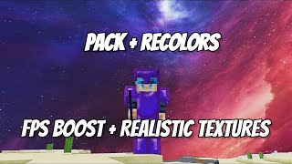 The best FPS Boost texture pack  1cce pack mix  Recolors [upl. by Kelci]