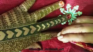 Heart style trending mehndi design 🌿😍trending mehndi viralvideo youtube youtuber [upl. by Ahsatal]