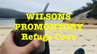 Wilsons Promontory Refuge Cove  Overnight Solo Hike [upl. by Aicatsana]