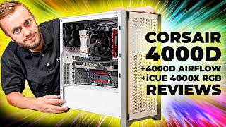 Corsair 4000D  4000D Airflow  iCUE 4000X RGB Reviews  Which is best [upl. by Enyahs]