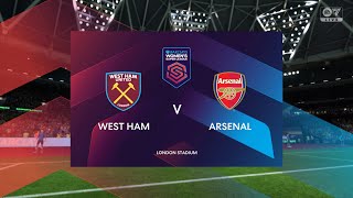 West Ham vs Arsenal 20102024 Womens Super League FC 25 [upl. by Haleeuqa]