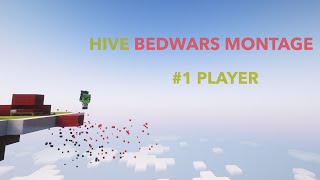 MINECRAFT BEDWARS MONTAGE THE HIVE [upl. by Acinoj]