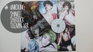 Unboxing Shinee Sherlock Taemin Version 4th Mini Album Review [upl. by Drawyah]