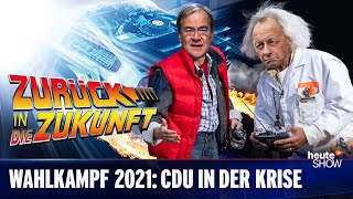 Umfragetief für die CDU Kann Armin Laschet noch gewinnen  heuteshow vom 10092021 [upl. by Jenifer]