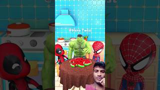 Chori kar le rahe hai spider manshorts ytshorts trending hulk reactionvideo [upl. by Jeannette]