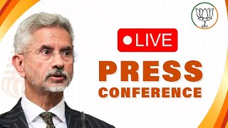 LIVE Union Minister Shri S Jaishankar addresses press conference at BJP Head Office Delhi [upl. by Neelac]