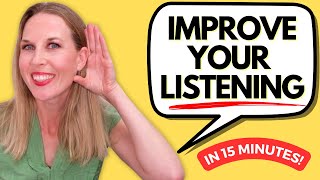 Improve Your English Listening Skills in 15 MINUTES [upl. by Melmon]