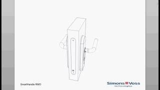 TUTORIAL  SimonsVoss elektronische Schließanlagen SmartHandle RMO Türbeschlag Montage [upl. by Adnolaj]