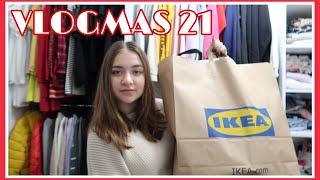 VLOGMAS 21ORGANIZACJA MOJEJ GARDEROBY HAUL IKEA [upl. by Berk]